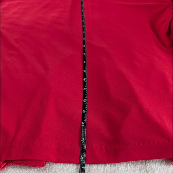 Vintage Ruffled Cardigan Women's Medium/Large Red Sparkly Flare Bell Sleeve - Picture 8 of 8